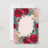 [Personalisiert] Elegante Einladung zur Hochzeit (Rückseite)