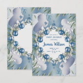 [Personalisiert] Elegante Kinderdusche Einladung (Vorne/Hinten)