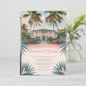 Personalisiert Elegante Moderne Vintage Rustikale Einladung (Stehend Vorderseite)