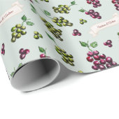 Personalisiert Elegante Wine tasting in der Fattor Geschenkpapier (Rolleneckpunkt)