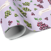 Personalisiert Elegante Wine tasting in Fattoria M Geschenkpapier (Rolleneckpunkt)