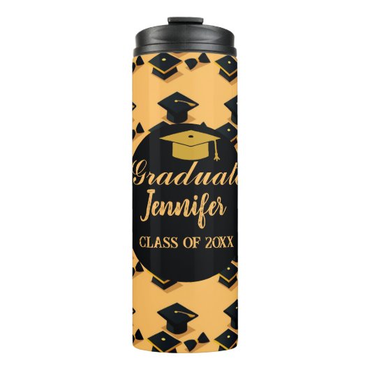 Personalisiert Eleganter Moderner Abschluss für Sk Thermosbecher (Vorderseite)