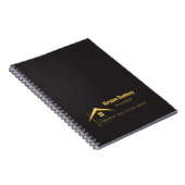 Personalisiert Elegantes Berufliches Anwesen Notizblock (Rechte Seite)