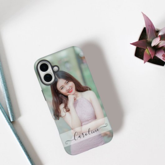 Personalisiert Elegantes Modernes Foto Case-Mate iPhone Hülle
