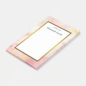 Personalisiert Elegantes Wasser Post-it Klebezettel (angewinkelt)