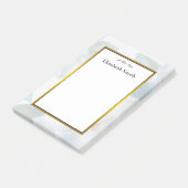 Personalisiert Elegantes Wasser Post-it Klebezettel (angewinkelt)
