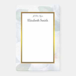 Personalisiert Elegantes Wasser Post-it Klebezettel