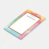 Personalisiert Elegantes Wasser Post-it Klebezettel (angewinkelt)