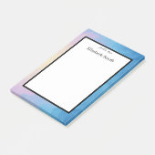 Personalisiert Elegantes Wasser Post-it Klebezettel (angewinkelt)
