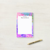 Personalisiert Elegantes Wasser Post-it Klebezettel (Auf Schreibtisch)