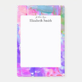 Personalisiert Elegantes Wasser Post-it Klebezettel (Vorderseite)