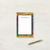 Personalisiert Elegantes Wasser Post-it Klebezettel (Auf Schreibtisch)