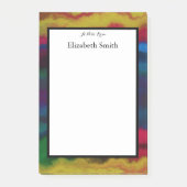 Personalisiert Elegantes Wasser Post-it Klebezettel (Vorderseite)