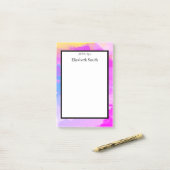 Personalisiert Elegantes Wasser Post-it Klebezettel (Auf Schreibtisch)