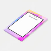 Personalisiert Elegantes Wasser Post-it Klebezettel (angewinkelt)