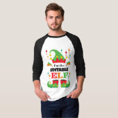 Personalisiert Elf Shirt: Custom Christmas Geschen T-Shirt (Vorne ganz)