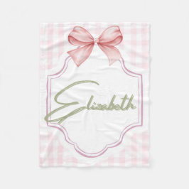Personalisiert Elizabeth Baby Girl Kinderzimmer Gi Fleecedecke