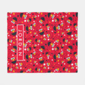Personalisiert Elmo | So Albernes Sternmuster Fleecedecke (Vorderseite (Horizontal))