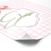Personalisiert Eloise Baby Girl Kinderzimmer Bow&G Fotodruck (Ecke)