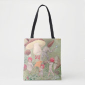 Personalisiert Elsa Beskow Fairytale Mushroom Tasc Tasche (Vorderseite)