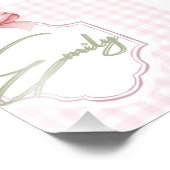 Personalisiert Emily Baby Girl Kinderzimmer Bow&Gi Fotodruck (Ecke)