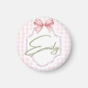 Personalisiert Emily Baby Girl Kinderzimmer Bow&Gi Magnet