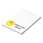 Personalisiert Emoji Notepad Notizblock (Rotiert)