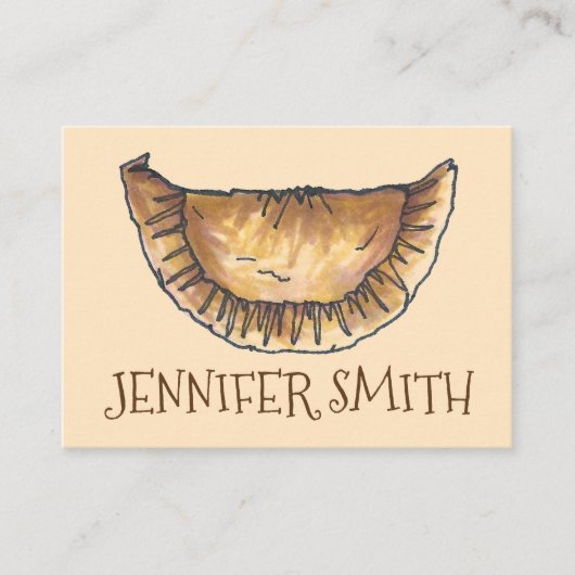 Personalisiert Empanada Spanisch Konditorei Köche  Visitenkarte (Vorderseite)