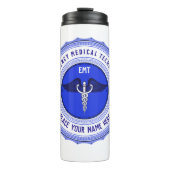 Personalisiert EMT Paramedics Caduceus Thermosbecher (Vorderseite)