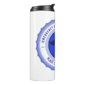 Personalisiert EMT Paramedics Caduceus Thermosbecher (Nach links gedreht)