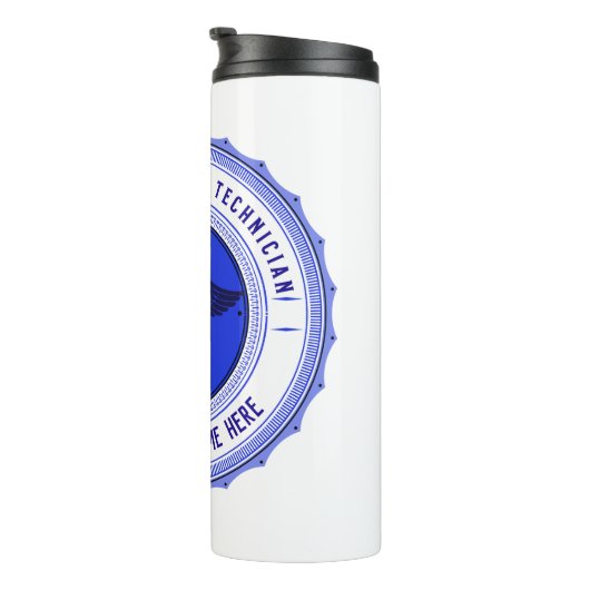 Personalisiert EMT Paramedics Caduceus Thermosbecher (Nach rechts gedreht)