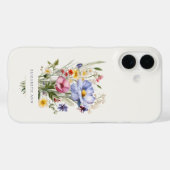 Personalisiert English Garden Bouquet Case-Mate iPhone Hülle (Rückseite (Horizontal))