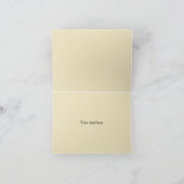 Personalisiert English Springer Spanisch Card Karte (Innenseite)