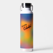 Personalisiert Episch Bunt Trinkflasche (Vorne)