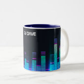 Personalisiert Equalizer-Tasse Zweifarbige Tasse (VorderseiteRechts)