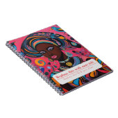 Personalisiert ermächtigte Frau - Rosa Notizblock (Rechte Seite)