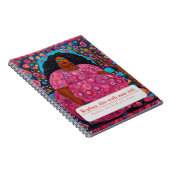 Personalisiert ermächtigte Frau - Rosa Notizblock (Rechte Seite)