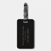 Personalisiert | Ernte Blume Gepäckanhänger (Rückseite vertikal)