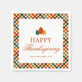 Personalisiert Erntedank Dinner Party Napkins Serviette