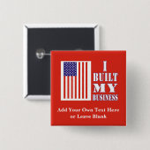 Personalisiert errichtete ich mein button (Vorne & Hinten)