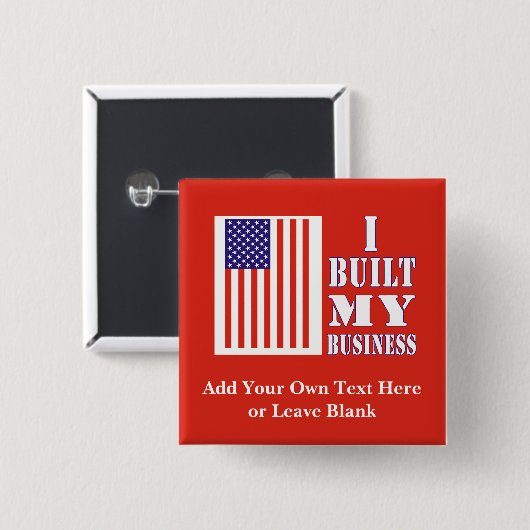 Personalisiert errichtete ich mein button (Vorne & Hinten)