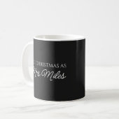 Personalisiert "Erste Weihnachten als Frau" Name Kaffeetasse (Vorderseite Links)