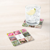 Personalisiert erstellen Sie Ihre eigene FotoColla Rechteckiger Pappuntersetzer (Vor Ort)