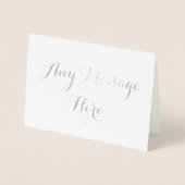 Personalisiert erstellen Sie Ihre eigene reale Fol Folienkarte (Vorderseite)