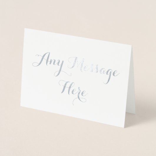 Personalisiert erstellen Sie Ihre eigene reale Fol Folienkarte (Vorderseite)