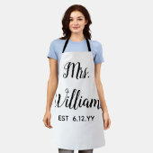 Personalisiert Est Your Date Present for Bride Schürze (Getragen)