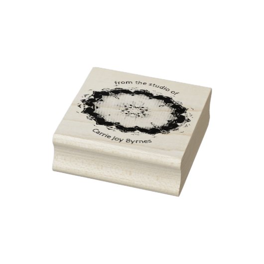 Personalisiert Etched Distressed Mandala Gummistempel (Stempel)