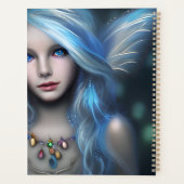 Personalisiert Ethereal Mystical Blue Fairy Planer (Rückseite)