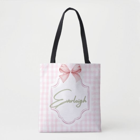 Personalisiert Everleigh Baby Girl Kinderzimmer Gi Tasche (Vorderseite)