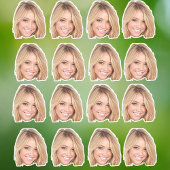 Personalisiert Face Confetti Aufkleber